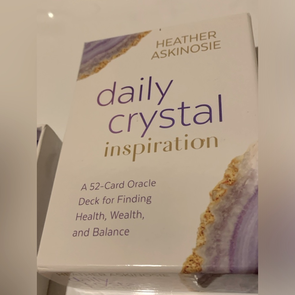 Energy Muse Daily Crystal Inspiration book and card oracle deck